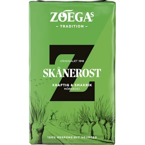 Kaffe Zoega Skånerost, brygg, 450g