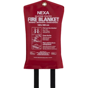 Brandfilt NEXA silikon 120x180cm röd