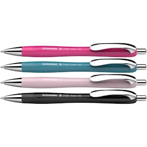 Balpen Schneider Slider Rave, extra breed, blauwe inkt