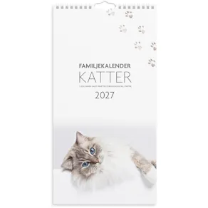 Familjekalender 2027 Katter