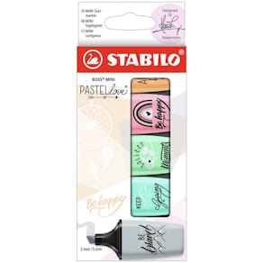 Textmarker-Etui STABILO BOSS MINI 2.0, 5 St.