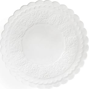 Kopunderlag præget papir 90x90 mm, hvid, FSC, 500 stk