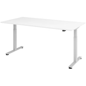 Schreibtisch Hammerbacher XMST2E, 200 x 100 cm, weiß