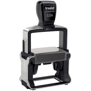 Stempel, Trodat 5204, blå/rød, 1 stk