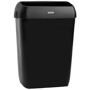 Papperskorg WC KATRIN 50L med lock Svart