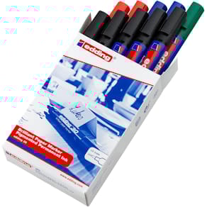 Markeerstift edding brilliant paper marker e-30, doosje van 10