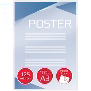 Laminiertasche GBC Peel'n'Stick, A3, 125 µm, glänzend