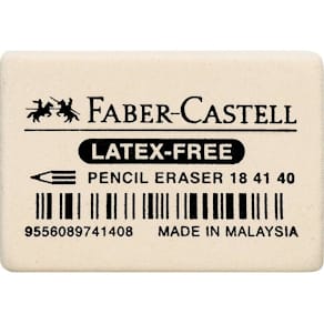 Kautschukradierer Faber-Castell 7041-40, weiß