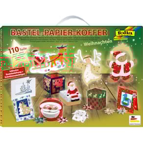 Bastelkoffer Folia Weihnachten, 110-tlg.