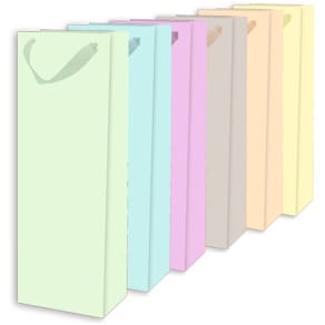 Geschenktragetasche Noname Uni, pastel, sortiert, 90x125x360 mm