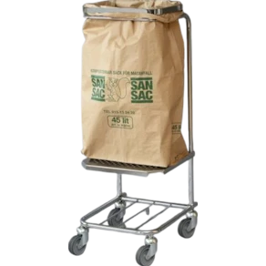Matavfallspåse SANSAC 45L, papper, 20/fp