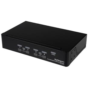 StarTech.com USB DisplayPort KVM-switch med 4 portar och audio