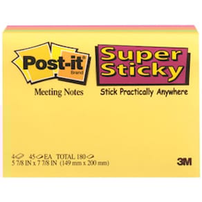 Post-it SS-Notes 149x200 Meeting ass. farver (4)