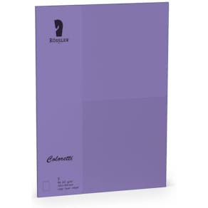 Briefkarte Coloretti HD, B6, 5 Stück, lila
