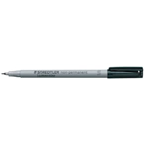 Folienstift STAEDTLER Lumocolor non-permanent, schwarz, 0,4 mm