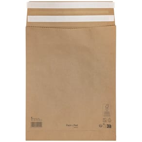 E-handelspåse papper S 250-pack