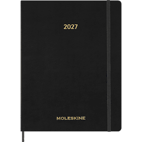 Moleskine Essential Planner Weekly Vertical XXL Svart 2027