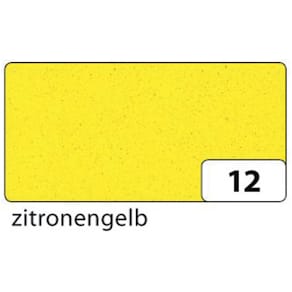 Moosgummi Folia, 2 mm, zitronengelb, 20 x 29 cm