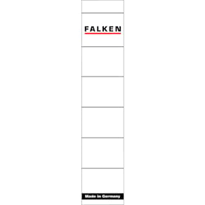 Ordnerrückenschild Falken, 36 x 190 mm, selbstklebend