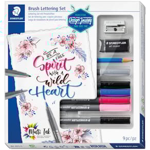 Lettering-Set STAEDTLER Brush 371, 9-teilig