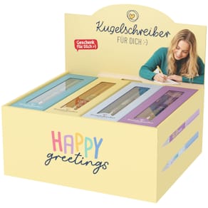 Kugelschreiber FÜR DICH Happy Greetings, sortiert