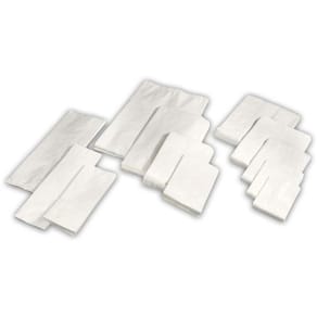 Bagerposer papir m. vindue, hvid, 210x270 mm, 500 stk