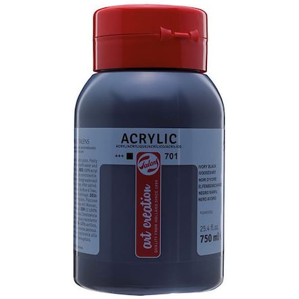 Akrylmaling ARTCREATION 750ml Sort