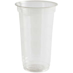 Plastbæger rPET 630 ml, Ø95 mm, klar, 50 stk