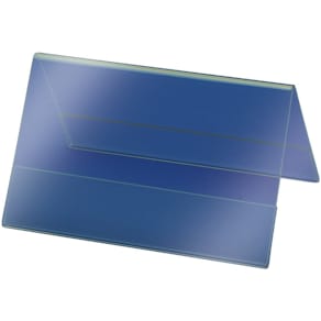 Tischaufsteller Sigel, 10 x 6 cm, glasklar, 10 St.