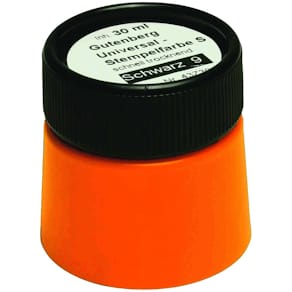 Stempelfarbe GUTENBERG Universal S, schwarz