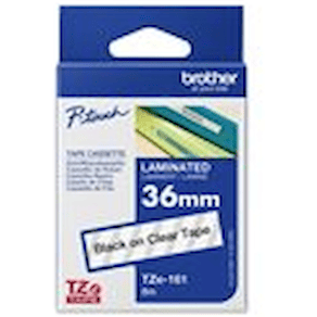 Brother TZe-161 - Svart på klar - Rulle (3,56 cm x 8 m) 1