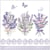 Serviette AMBIENTE Schöner Lavendel, 33x33 cm, 3-lagig, 20 Stück