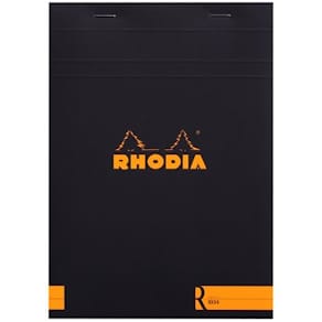 Rhodia le R Black head st.pad linedN°16 5st