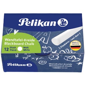 Tafelkreide Pelikan 755/12, weiß, 12 Stück
