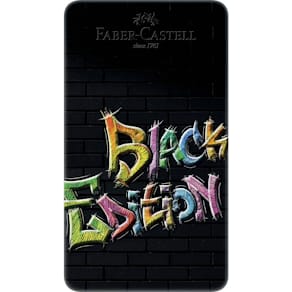 Buntstifte Faber-Castell Black Edition, 12er Metalletui