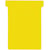 Planbordkaart Nobo T, index 3, 120 x 92 mm, geel