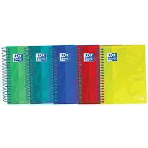 Collegeblock Oxford Touch, A6, 120 Blatt, kariert, Hardcover, far