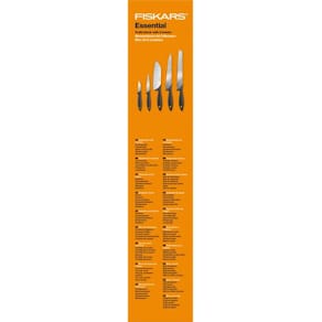 Knivblock FISKARS Essential 5/fp