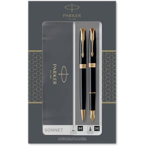 Parker Duosæt Sonnet GT kuglepen+fyldepen sort