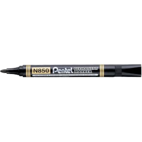 Marker Pentel N850-A, zwart, 4,2 mm, permanente inkt