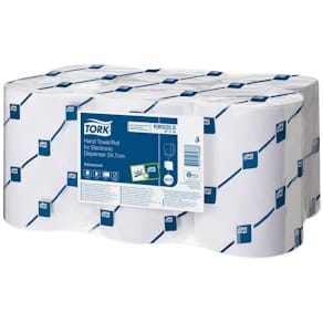 Rollenhandtuch Tork Advanced, 6 Rollen, 24,7 cm, weiß