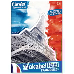 Vokabelheft HÄFFT Französisch, A5, liniert, 32 Blatt, bunt