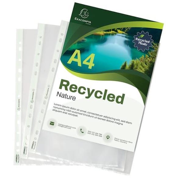 Plastlomme EXACOMPTA  A4 Recy120my (25)