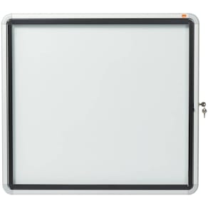 Schaukasten Nobo Premium Plus mit Klapptür, 6x A4, weiß