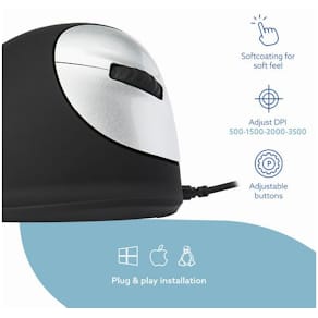 Mus Ergonomisk R-GO kabel höger M