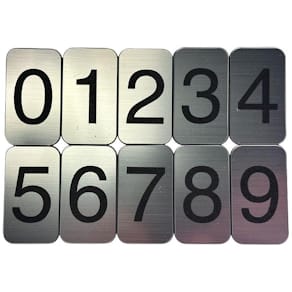 Skilt EXACOMPTA 0-9 selvklebende (10)