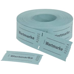 Gutscheinmarken Sigel, 500 St./Rolle, blau