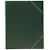 Snoddmapp PP Plast A4, 3-klaff, 30mm, Grön