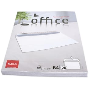 Versandtasche Elco Office B4, haftklebend, hochweiß, 25 Stück