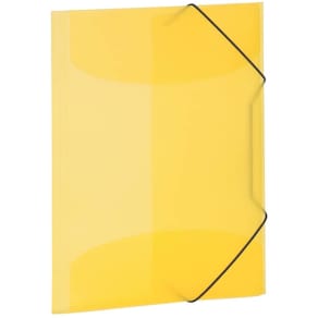 Gummizugmappe HERMA PP, A3, transluzent/gelb